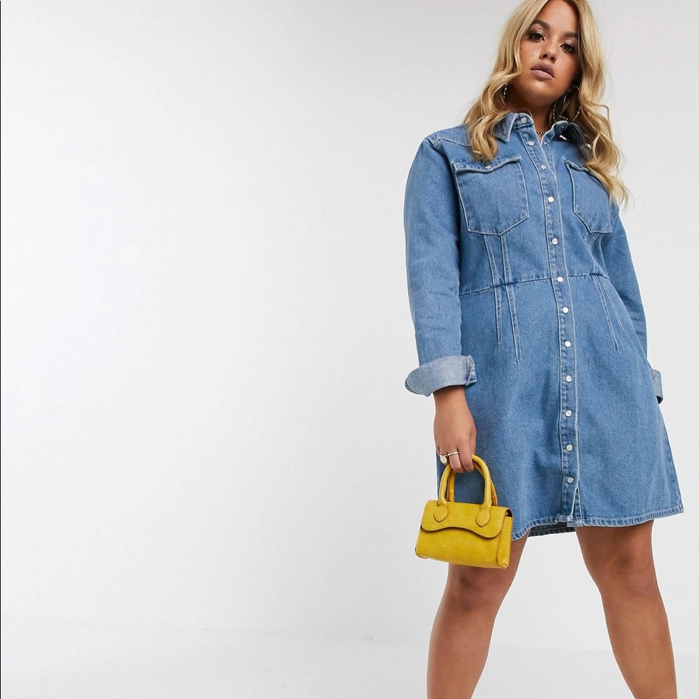 ASOS CURVE Denim Dress